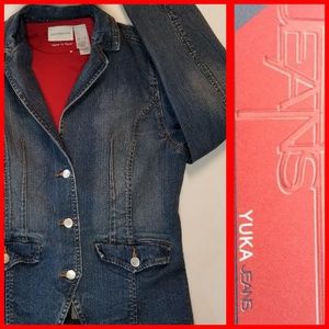 Yuka Jeans Denim Jacket Blazer